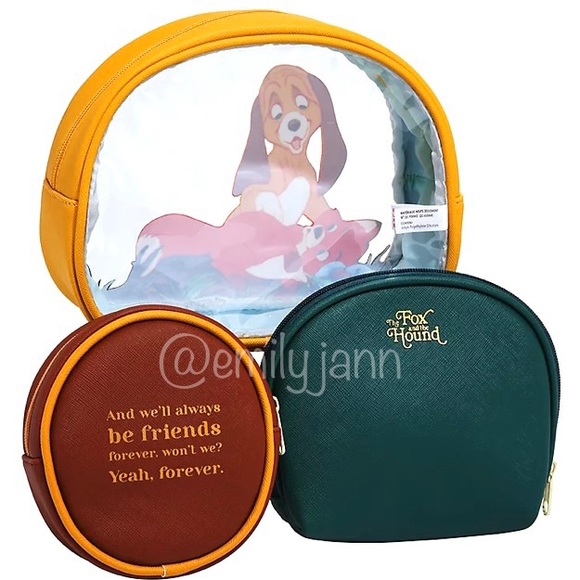 Fox & the Hound✨Cosmetic Bag Set - Picture 6 of 7